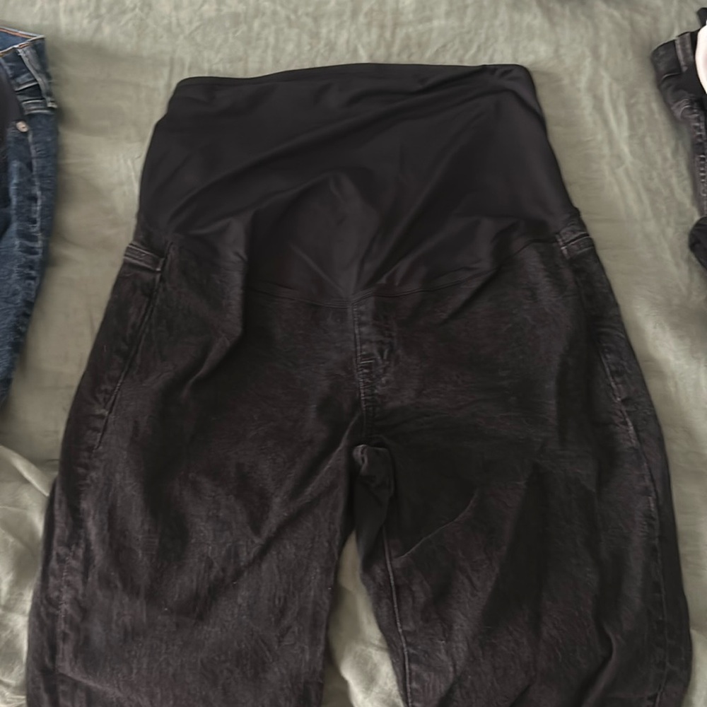 Madewell maternity maternity over the belly '90s straight jean